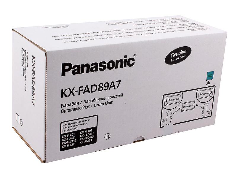 Фотобарабан Panasonic KX-FAD89A оригинальный чёрный для принтеров Panasonic KX-FL401 | Panasonic FL402 | Panasonic FL403