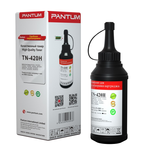 Заправочный комплект Pantum TN-420H оригинальный чёрный для принтеров Pantum P3010 | Pantum P3300 | Pantum M6700 | Pantum M6800 | Pantum M7100