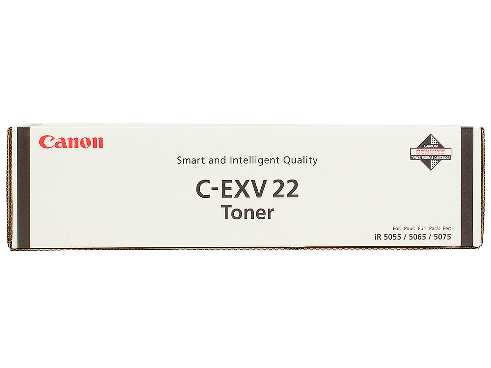Картридж Canon 1872B002 C-EXV22 оригинальный чёрный для принтеров Canon iR 5055 | Canon iR 5065 | Canon iR 5075