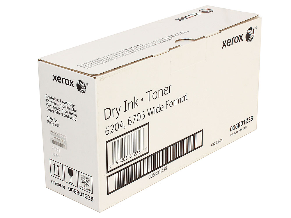 Картридж Xerox 006R01238 оригинальный чёрный для принтеров Xerox 6204 | Xerox 6705
