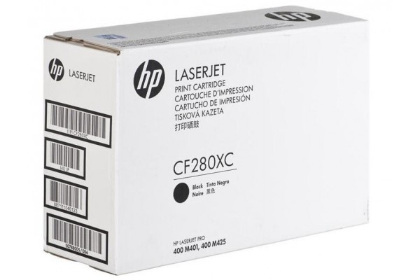 Картридж HP CF280XC оригинальный чёрный для принтеров HP Laserjet Pro 400 M401 | HP Laserjet Pro 400 M425