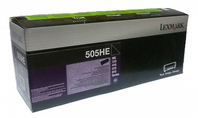 Картридж Lexmark 50F5H0E 505HE оригинальный чёрный для принтеров Lexmark MS415 | Lexmark MS610 | Lexmark MS312 | Lexmark MS510 | Lexmark MS410 | Lexmark MS310