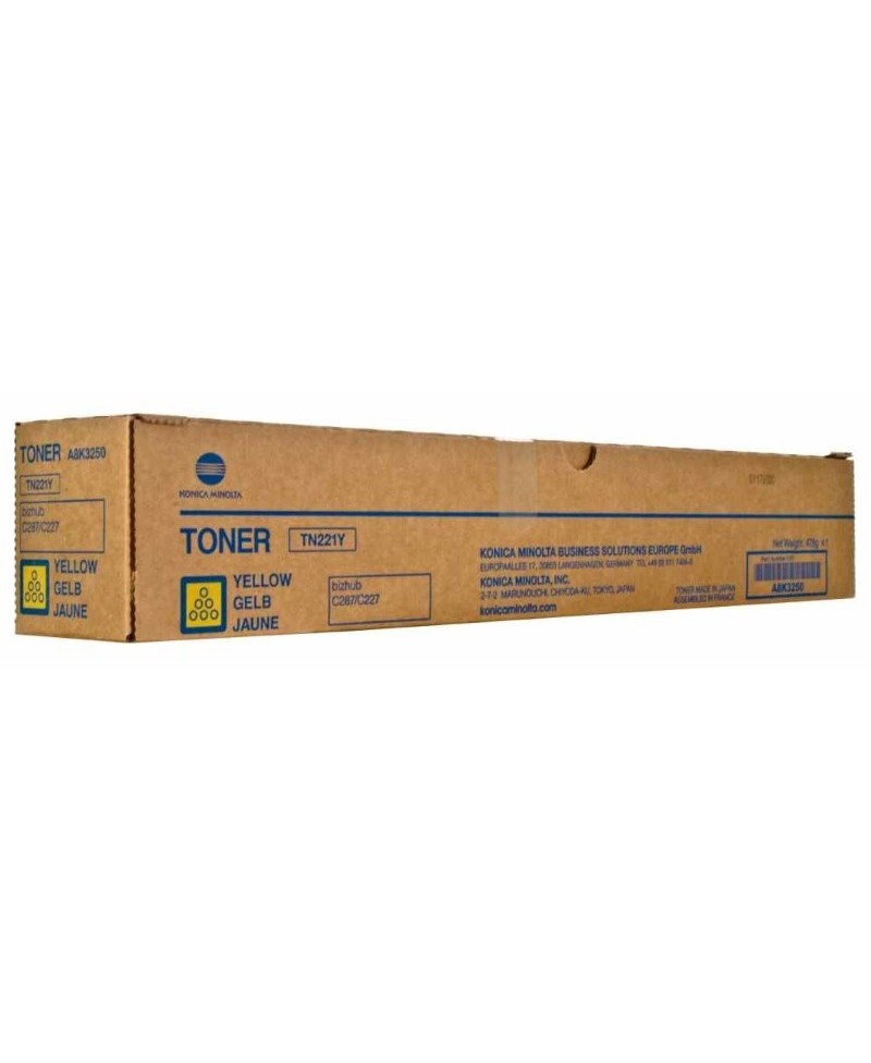 Картридж Konica Minolta A8K3250 TN221Y оригинальный желтый для принтеров Konica Minolta Konica Minolta Konica Minolta Konica Minolta Konica Minolta Konica Minolta Konica Minolta Konica Minolta Konica Minolta Konica Minolta Konica Minolta Bizhub C227 | Kon