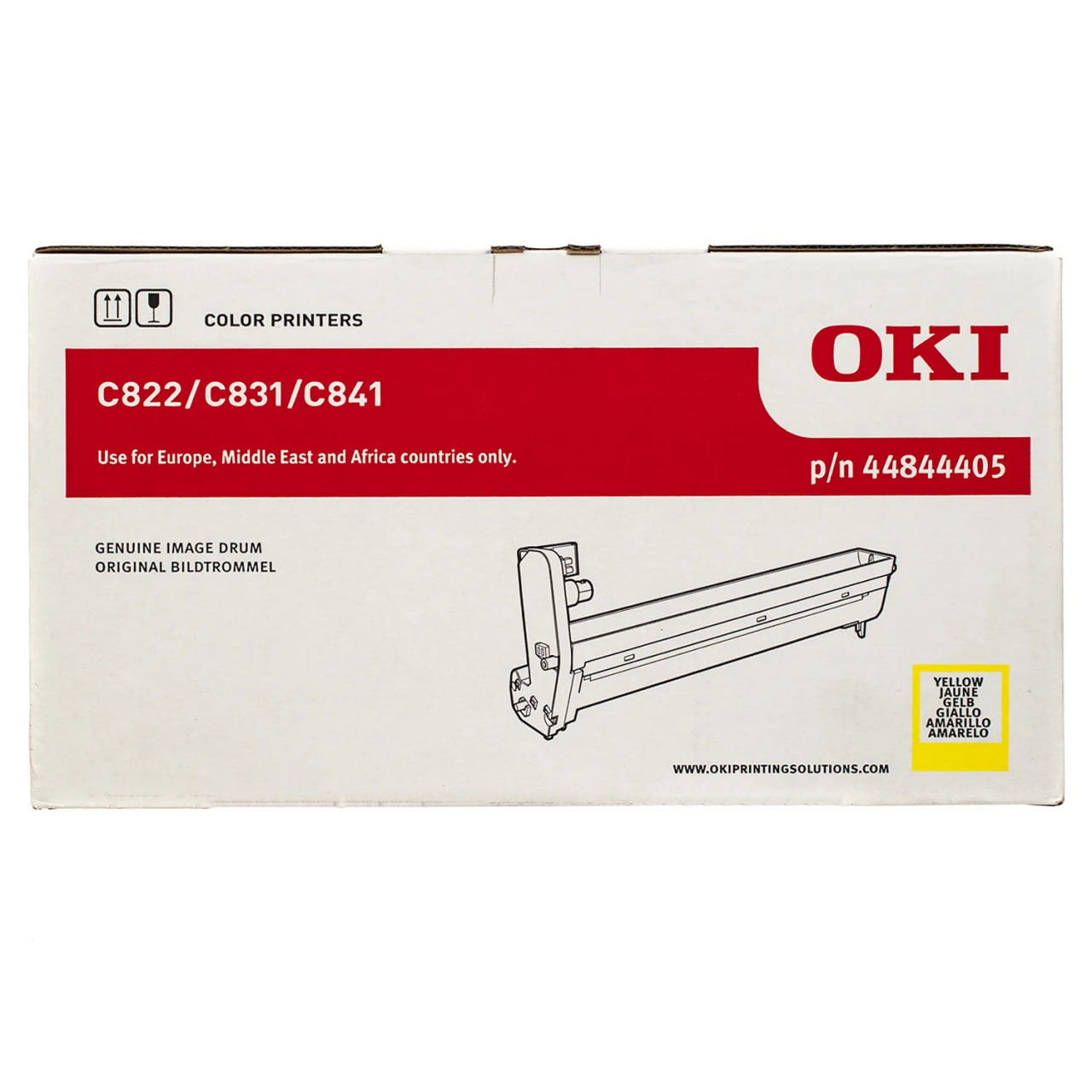 Фотобарабан OKI 44844405 оригинальный желтый для принтеров OKI C831 | OKI C841 | OKI C822