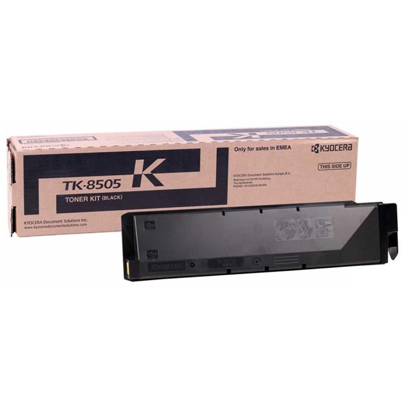 Картридж Kyocera 1T02LC0NLC TK-8505K оригинальный чёрный для принтеров Kyocera TASKalfa 4550ci | Kyocera TASKalfa 4551ci | Kyocera TASKalfa 5550ci | Kyocera TASKalfa 5551ci