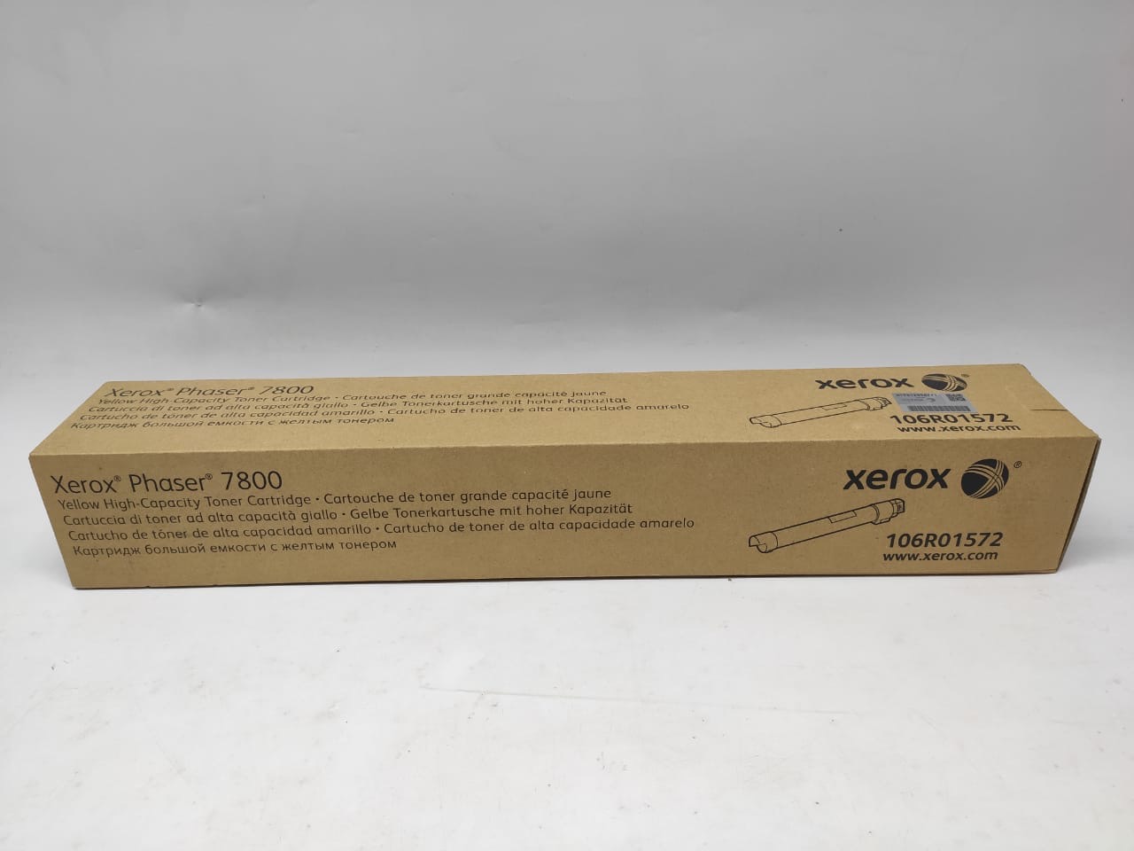 Картридж Xerox 106R01572 оригинальный желтый для принтеров Xerox Phaser 7800
