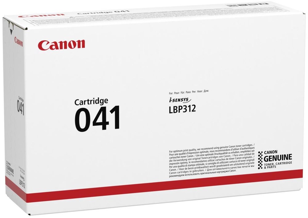 Картридж Canon 0452C002 041 оригинальный чёрный для принтеров Canon i-Sensys LBP312