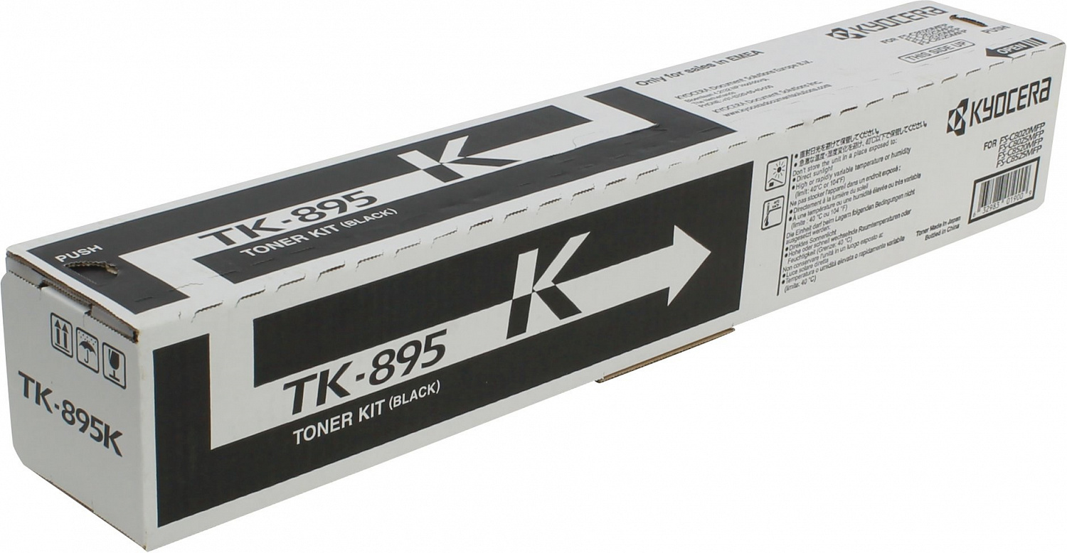 Картридж Kyocera 1T02K00NL0 TK-895K оригинальный чёрный для принтеров Kyocera FS-C8020MFP | Kyocera FS-C8025MFP | Kyocera FS-C8520MFP | Kyocera FS-C8525MFP