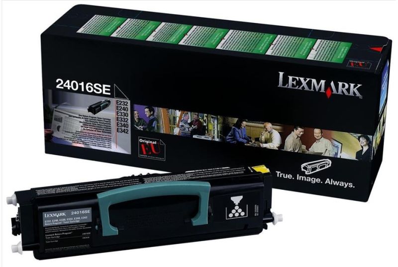 Картридж Lexmark 24016SE 12A8400 оригинальный чёрный для принтеров Lexmark E232 | Lexmark E232t | Lexmark E240 | Lexmark E240n | Lexmark E330 | Lexmark E332n | Lexmark E332tn | Lexmark E340 | Lexmark E342n | Lexmark E342tn