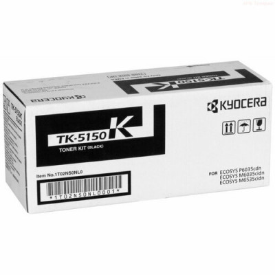 Картридж Kyocera 1T02NS0NL0 TK-5150K оригинальный чёрный для принтеров Kyocera ECOSYS P6035cdn | Kyocera ECOSYS M6035cidn | Kyocera ECOSYS M6535cidn