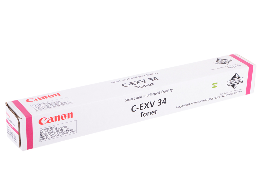 Картридж Canon 3785B002 C-EXV34Y оригинальный красный для принтеров Canon imageRUNNER ADVANCE C2020 | Canon imageRUNNER ADVANCE C2025 | Canon imageRUNNER ADVANCE C2030 | Canon imageRUNNER ADVANCE C2220 | Canon imageRUNNER ADVANCE C2225 | Canon imageRUNNER