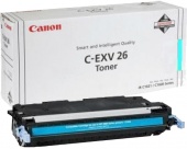 Картридж Canon C-EXV26 C (1659B006)  оригинальный для принтеров  Canon imageRUNNER C1021i, Canon imageRUNNER C1021iF, Canon imageRUNNER C1028i, Canon imageRUNNER C1028iF