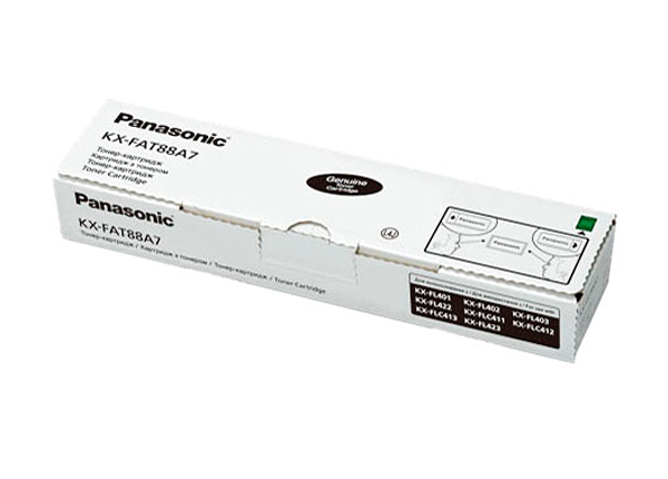 Картридж Panasonic KX-FAT88A оригинальный чёрный для принтеров Panasonic KX-FL401 | Panasonic FL402 | Panasonic FL403
