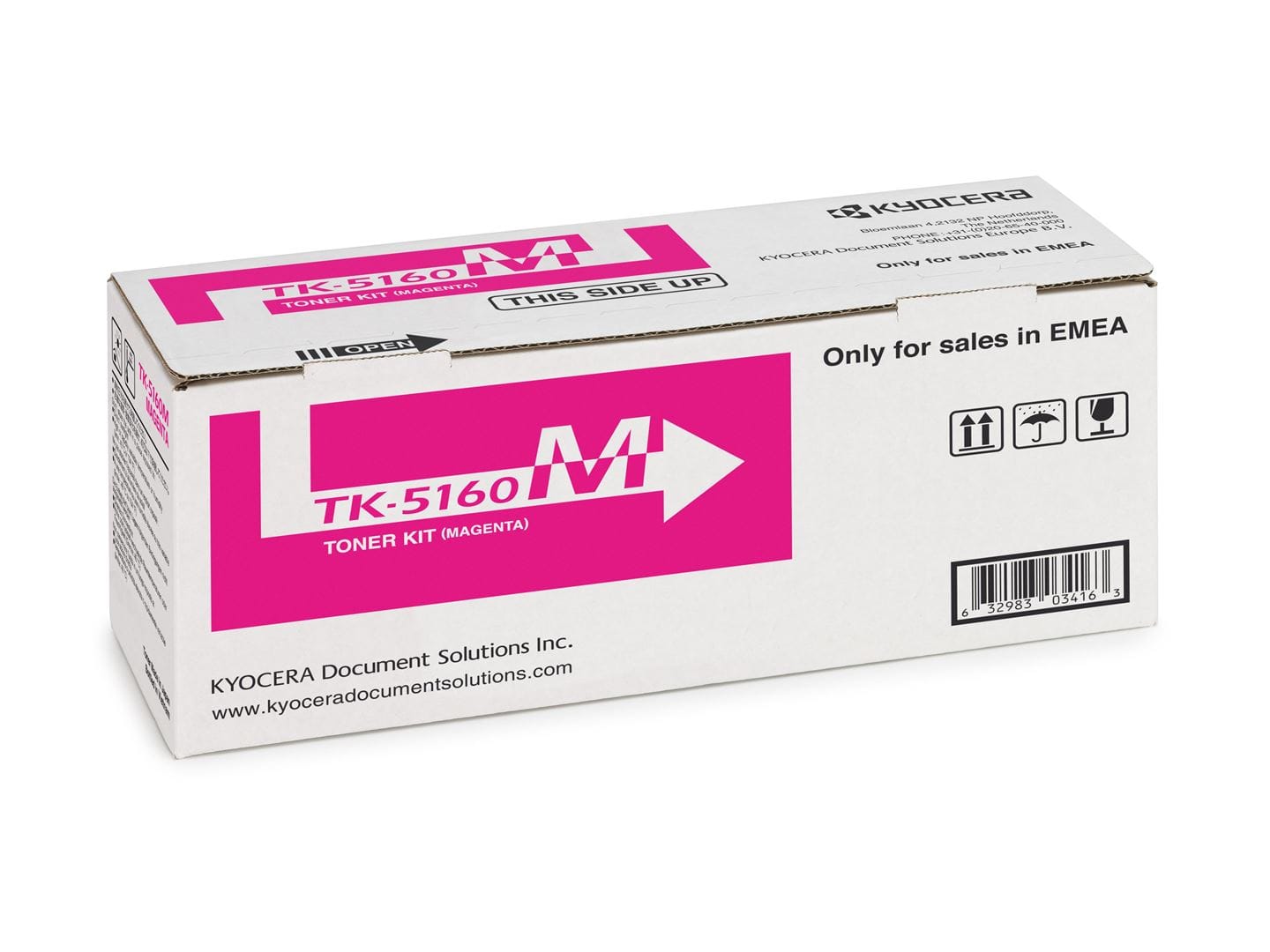 Картридж Kyocera 1T02NTBNL0 TK-5160M оригинальный красный для принтеров Kyocera ECOSYS P7040cdn