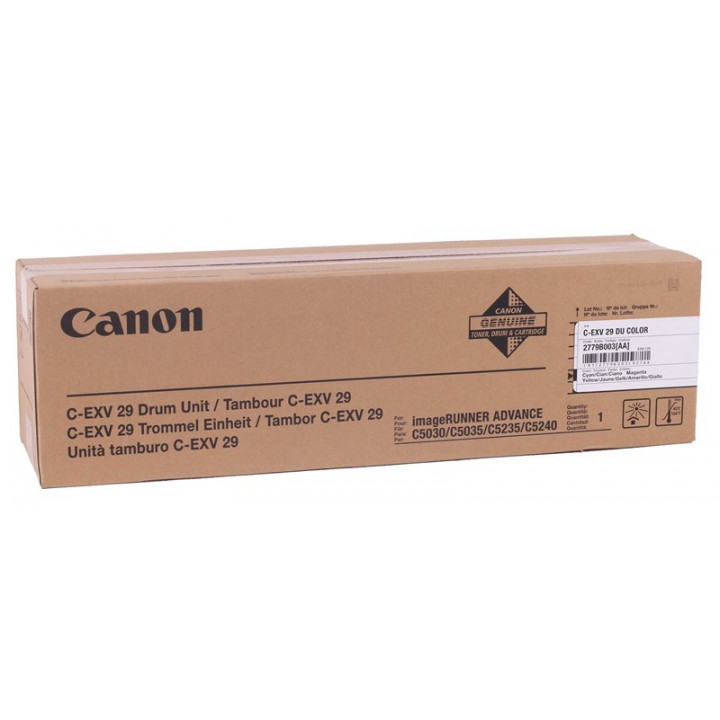 Фотобарабан Canon 2778B003 C-EXV29Bk Drum оригинальный чёрный для принтеров Canon imageRUNNER ADVANCE C5030 | Canon imageRUNNER ADVANCE C5035 | Canon imageRUNNER ADVANCE C5235 | Canon imageRUNNER ADVANCE C5240