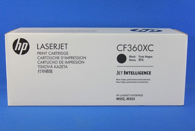 Картридж HP CF360XC оригинальный чёрный для принтеров HP Laserjet Enterprise M552 | HP Laserjet Enterprise M553