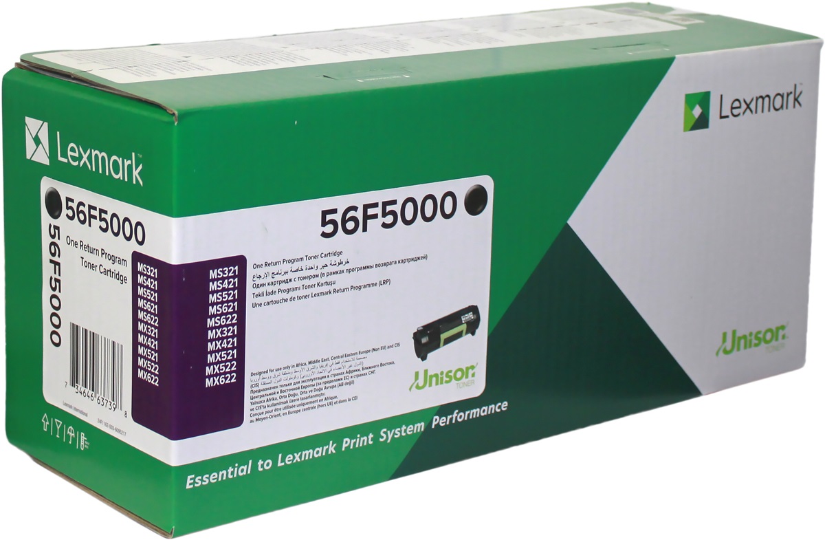 Картридж Lexmark 56F5000 оригинальный
