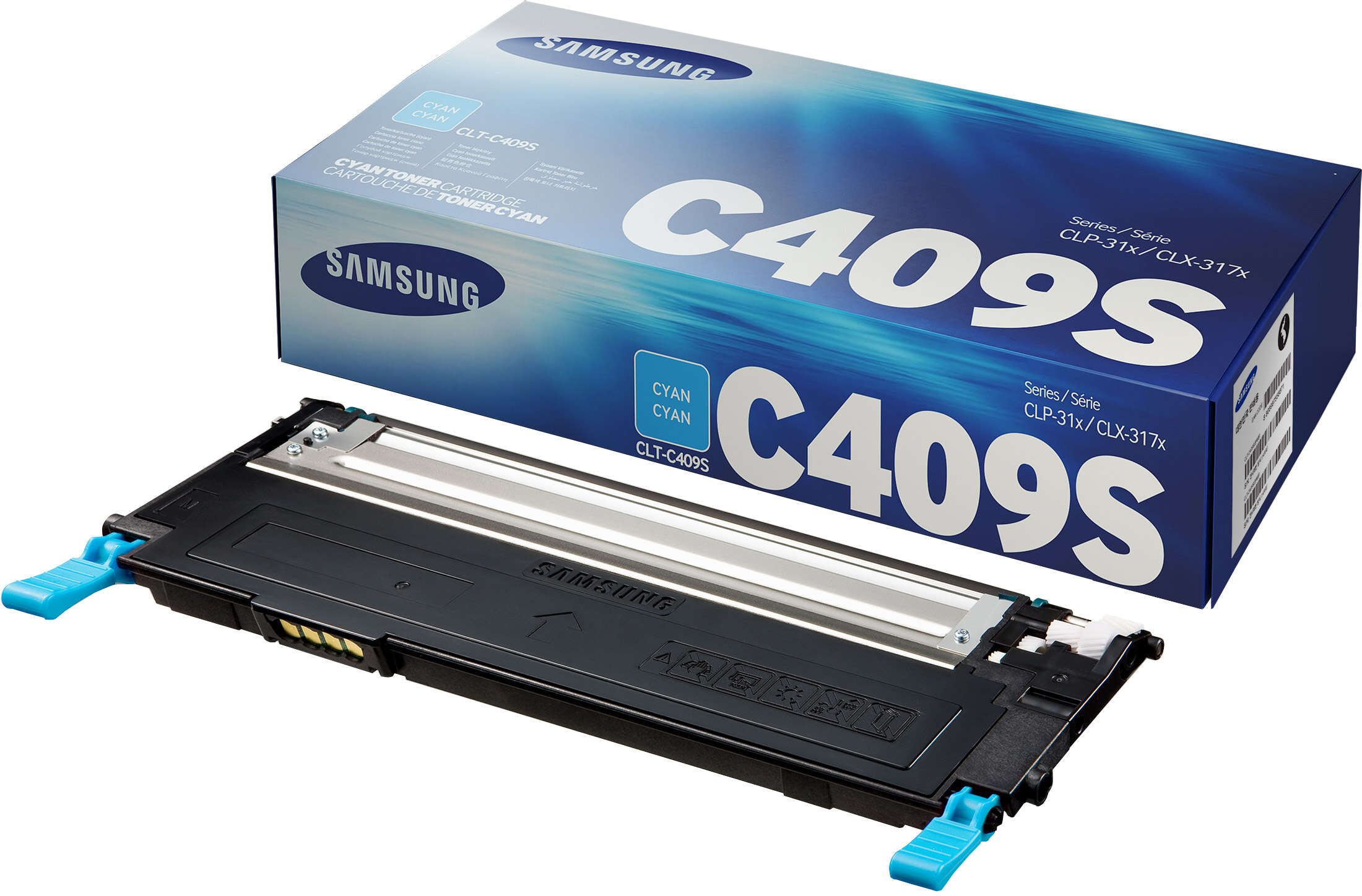 Картридж Samsung CLT-C409S оригинальный голубой для принтеров Samsung CLP-31X | Samsung CLX-317X