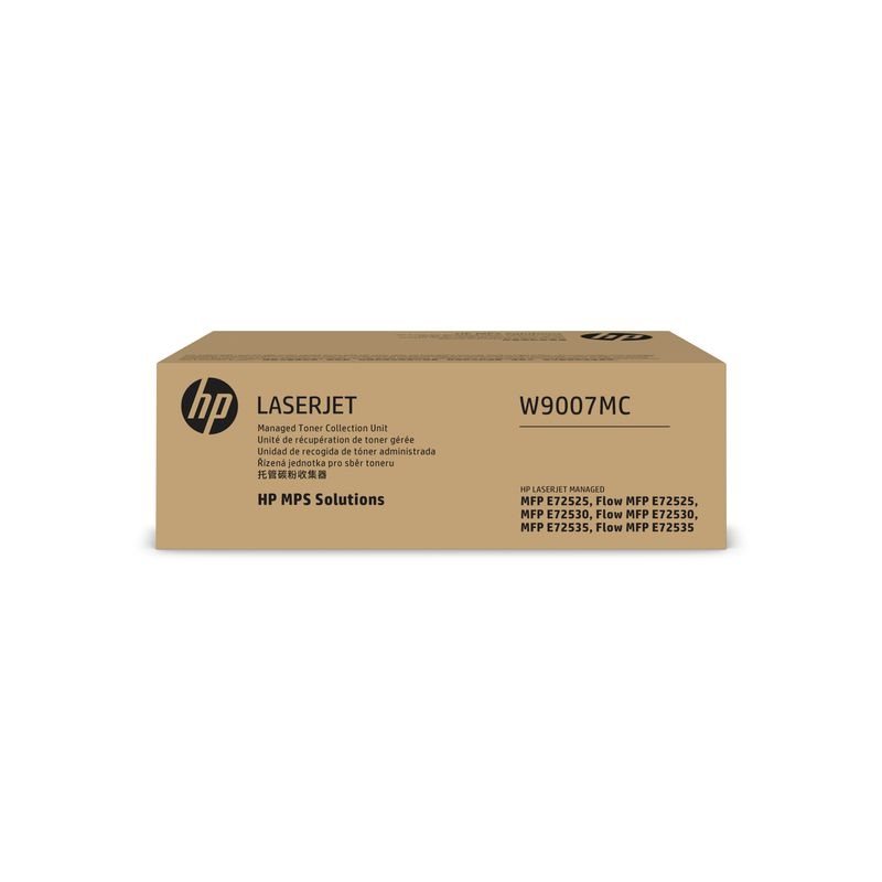 Бункер HP W9007MC оригинальный чёрный для принтеров HP LaserJet Managed MFP E72525dn | HP LaserJet Managed MFP E72530dn | HP LaserJet Managed MFP E72535dn
