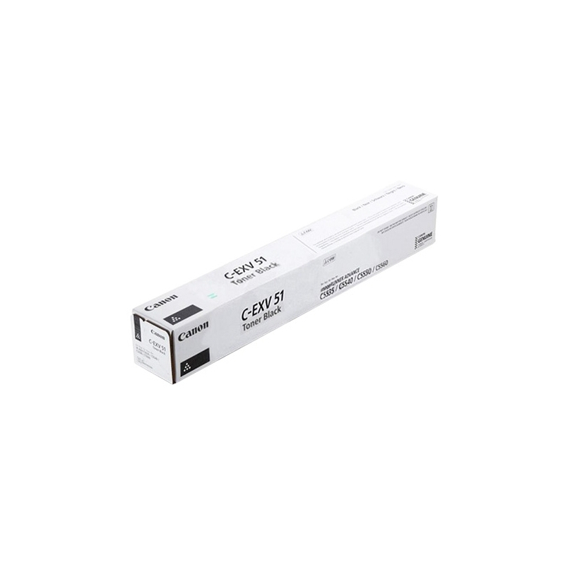 Картридж Canon 0481C002 C-EXV51BK оригинальный чёрный для принтеров Canon imageRUNNER ADVANCE C5535 | Canon imageRUNNER ADVANCE C5535i | Canon imageRUNNER ADVANCE C5540i | Canon imageRUNNER ADVANCE C5550i | Canon imageRUNNER ADVANCE C5560i