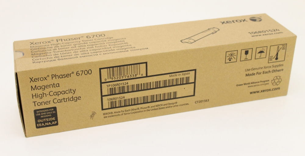 Картридж Xerox 106R01524 оригинальный красный для принтеров Xerox Phaser 6700