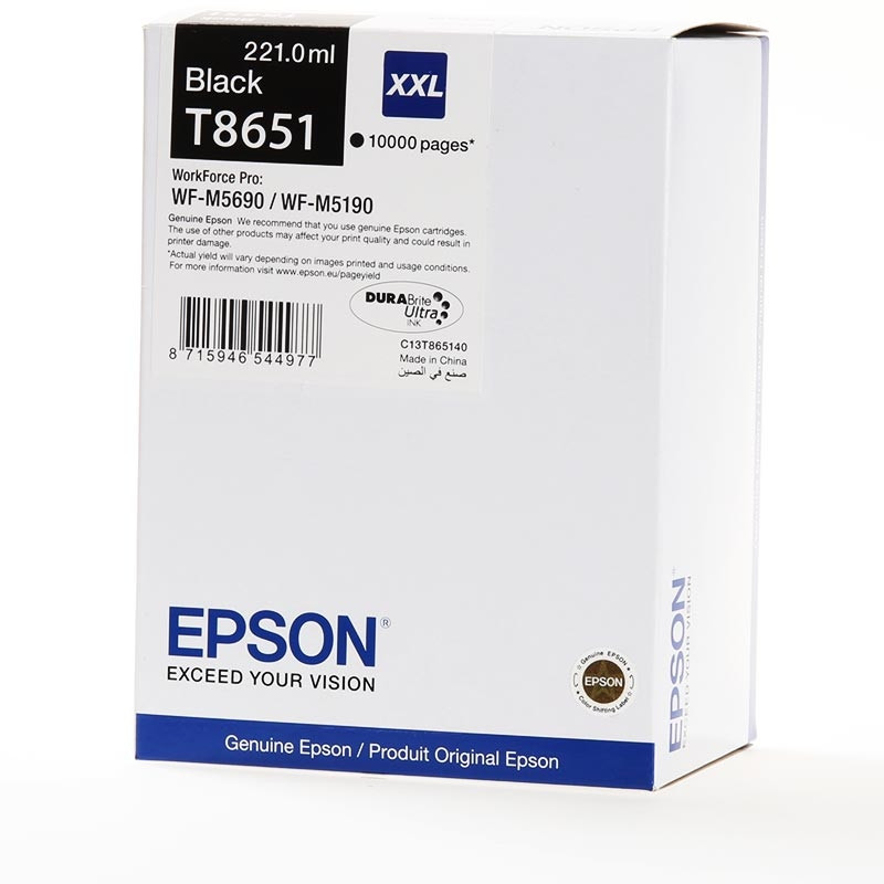 Картридж Epson C13T865140 T8651 оригинальный