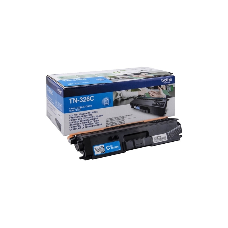 Картридж Brother TN-326C оригинальный синий для принтеров Brother HL-L8250CDN | Brother HL-L8350CDW | Brother DCP-L8400CDN | Brother DCP-L8450CDW | Brother MFC-L8650CDW | Brother MFC-L8850CDW