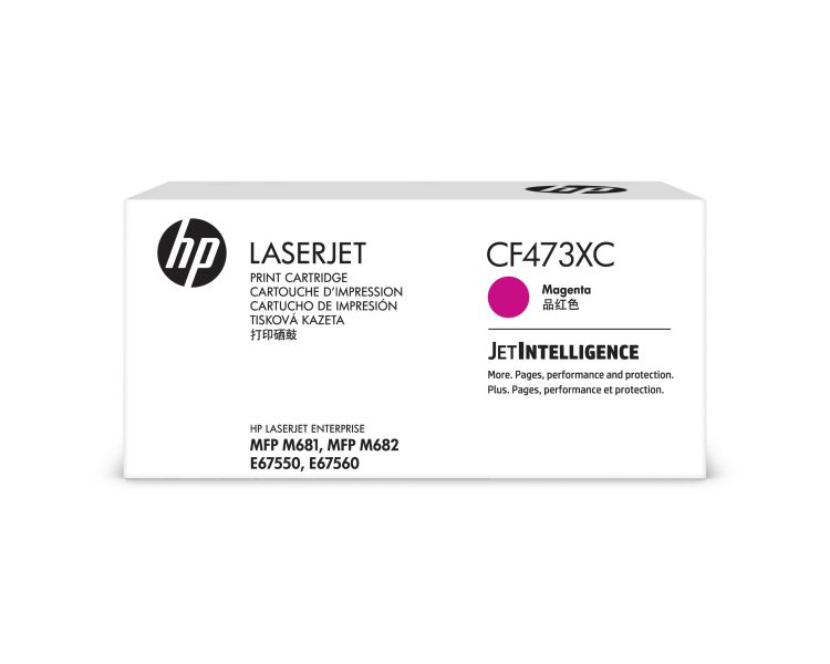 Картридж HP CF473XC оригинальный красный для принтеров HP LASERJET MFP M681 | HP LASERJET MFP M682 | HP LASERJET  E67550 | HP LASERJET  E67560