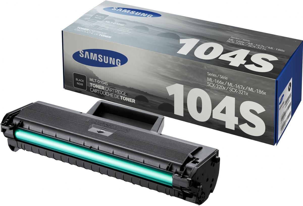 Картридж Samsung MLT-D104S оригинальный чёрный для принтеров Samsung ML-1660 | Samsung 1665