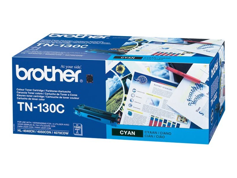Картридж Brother TN-130C оригинальный синий для принтеров Brother HL-4040CN | Brother HL-4050CDN | Brother HL-4070CDW