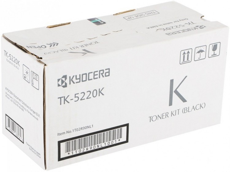 Картридж Kyocera 1T02R90NL1 TK-5220K оригинальный чёрный для принтеров Kyocera ECOSYS P5021cdn | Kyocera ECOSYS P5021cdw | Kyocera ECOSYS M5521cdn | Kyocera ECOSYS M5521cdw