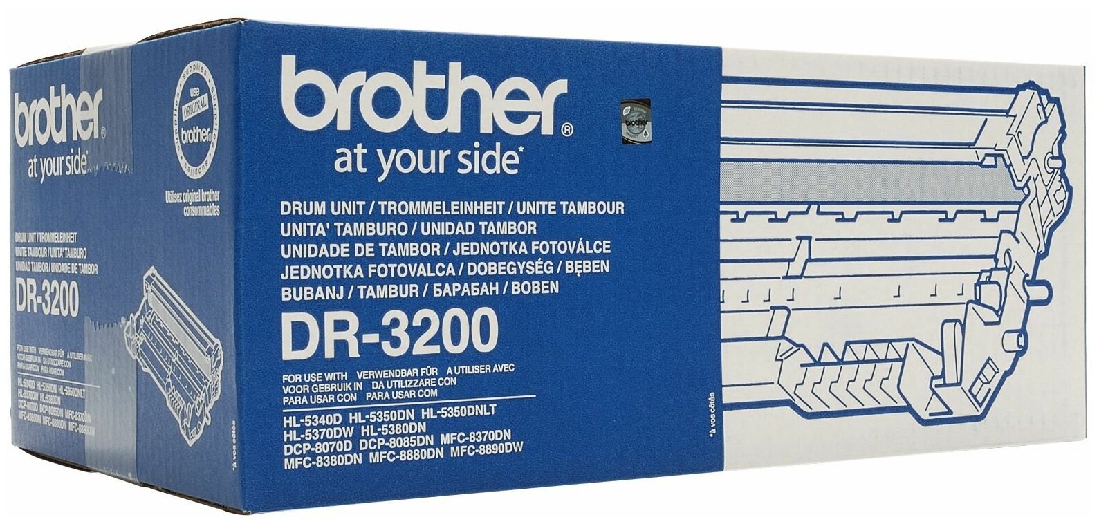 Фотобарабан Brother DR-3200 оригинальный чёрный для принтеров Brother DCP-8070D | Brother DCP-8085DN | Brother HL-5340D | Brother HL-5350DNLT | Brother HL-5370DW | Brother HL-5380DN | Brother MFC8370DN | Brother MFC-8380DN | Brother MFC-8880DN | Brother M