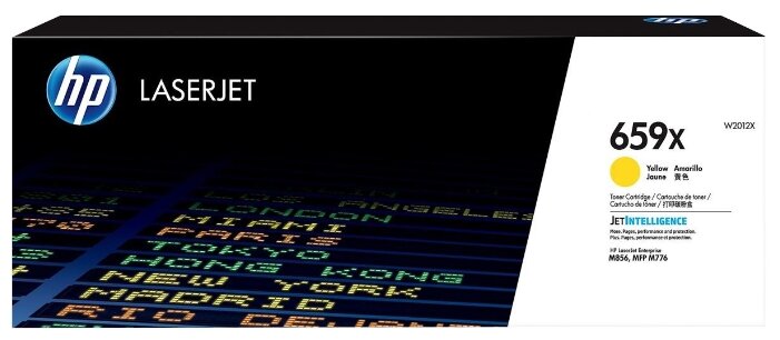 Картридж HP W2012X 659X оригинальный жёлтый для принтеров HP Laserjet Enterprise M856 | HP Laserjet Enterprise MFP M776
