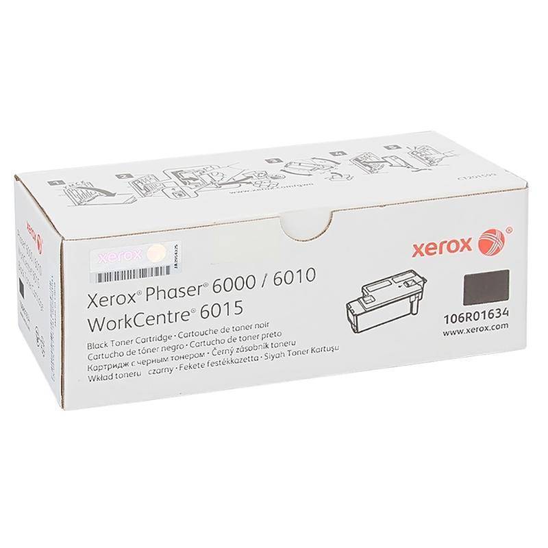 Картридж Xerox 106R01634 оригинальный чёрный для принтеров Xerox Phaser 6000 | Xerox Phaser 6010 | Xerox WorkCentre 6015