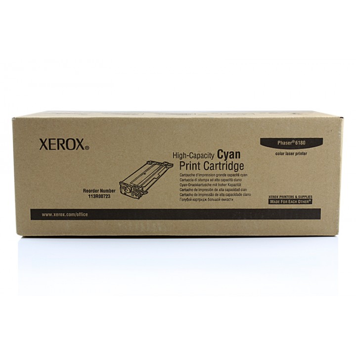 Картридж Xerox 113R00723 оригинальный синий для принтеров Xerox Phaser 6180