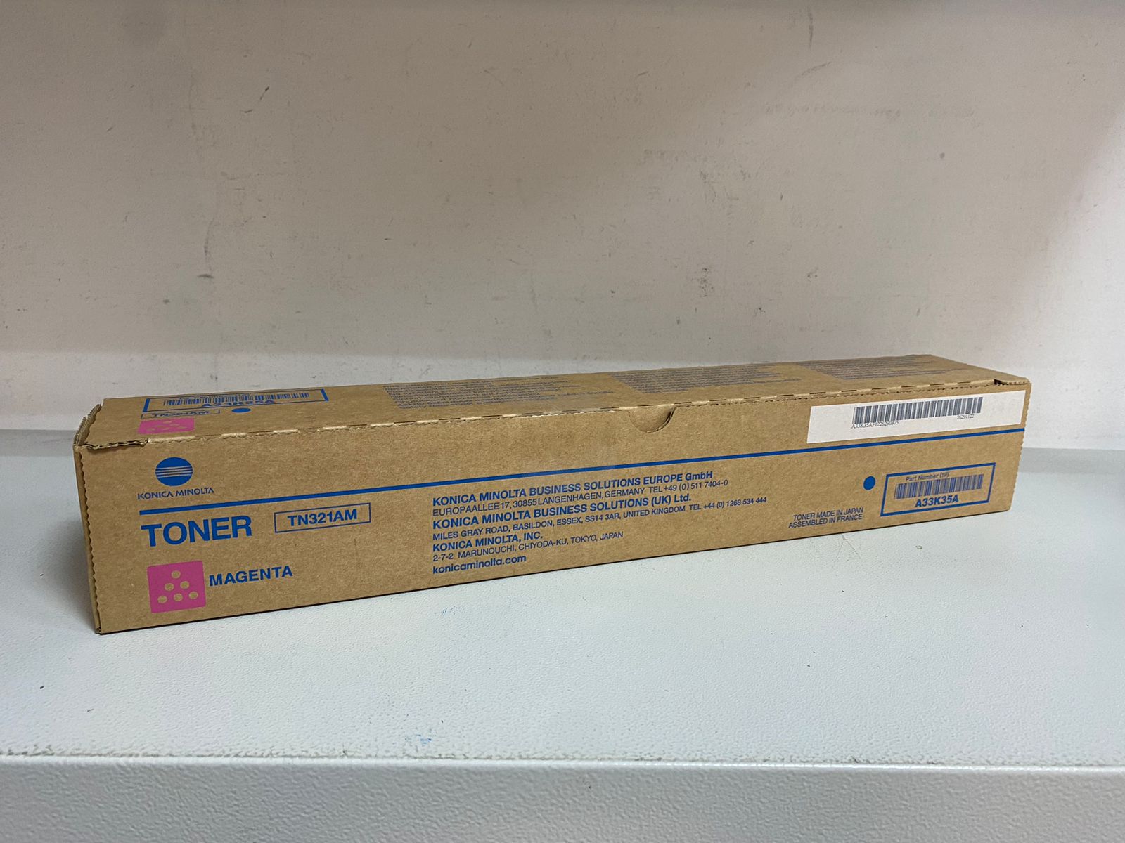 Картридж Konica Minolta A33K35A TN321AM оригинальный красный