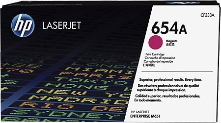 Картридж HP CF333A 654A оригинальный красный для принтеров HP Laserjet Enterprise M651