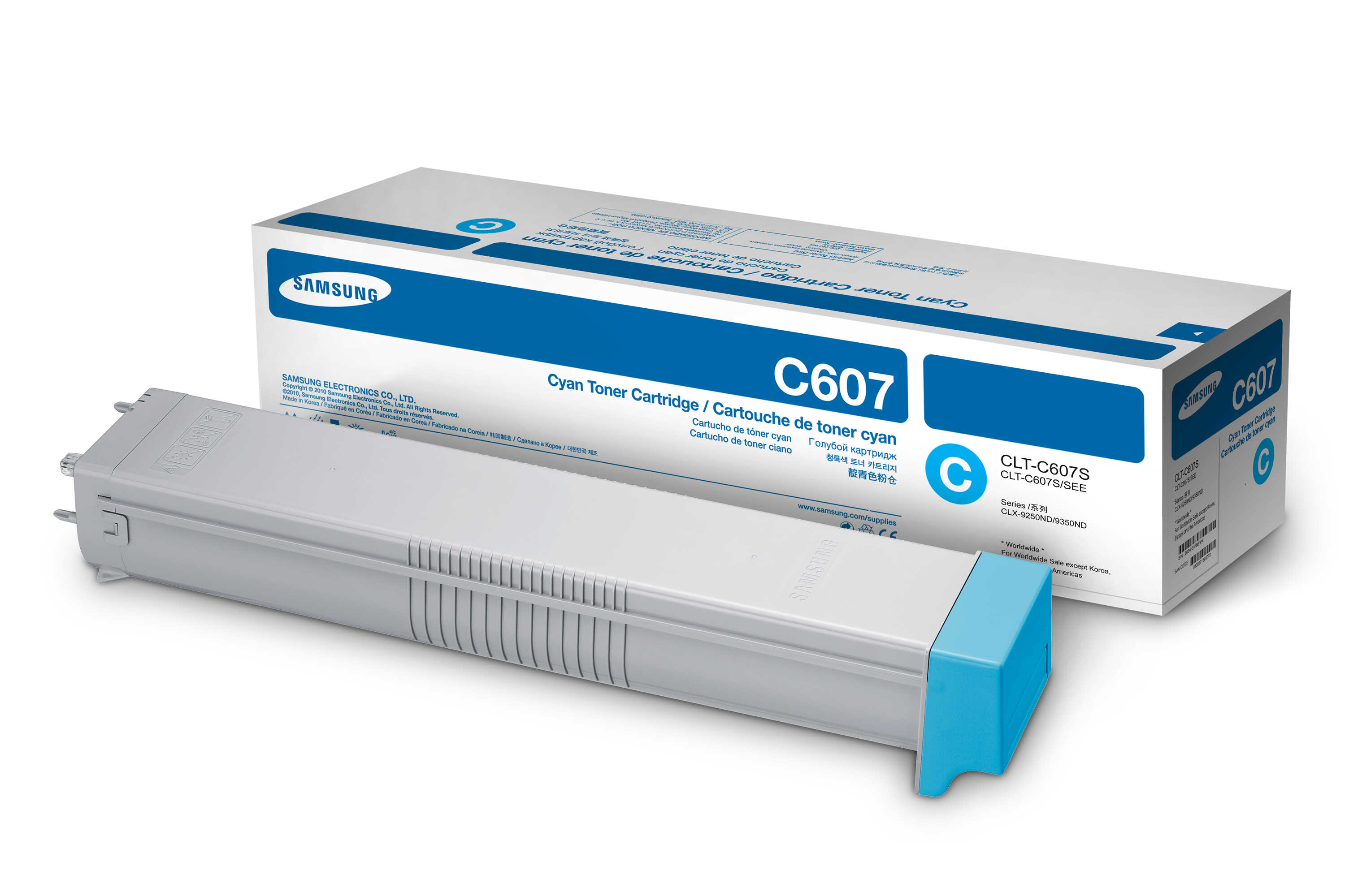Картридж Samsung CLT-C606S оригинальный голубой для принтеров Samsung CLX-9250ND | Samsung CLX-9350ND
