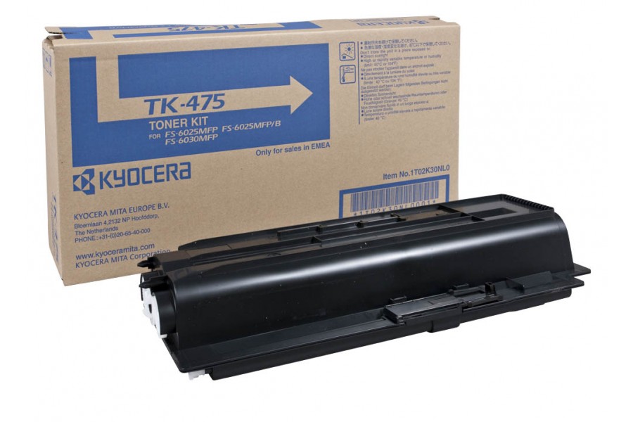 Картридж Kyocera 1T02K30NL0 TK-475 оригинальный чёрный для принтеров Kyocera FS-6025MFP | Kyocera FS-6025MFP/B | Kyocera FS-6030MFP | Kyocera FS-6525MFP | Kyocera FS-6530MFP