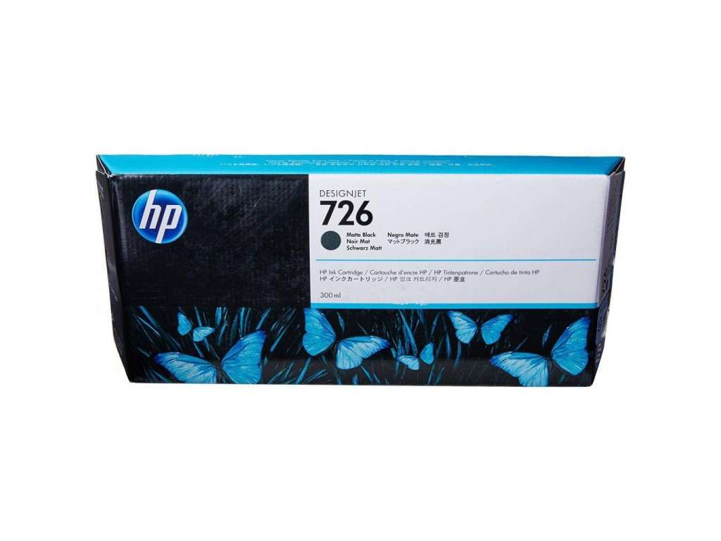 Картридж HP CH575A 726 оригинальный чёрный для принтеров HP Designjet T1200 | HP DesignJet T1300 | HP Designjet T2300 | HP DesignJet T795