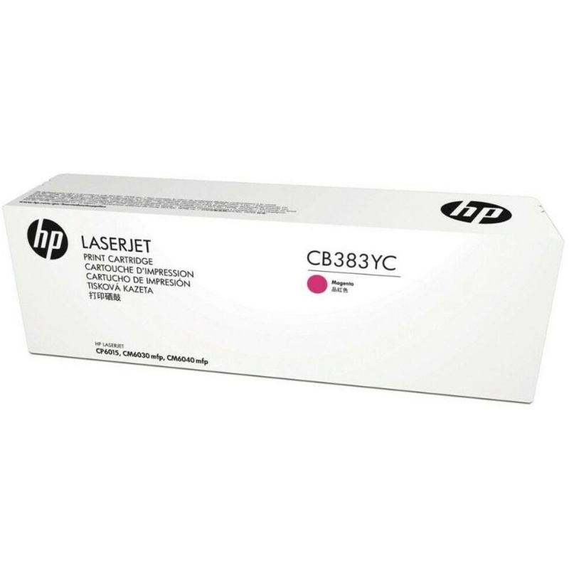 Картридж HP CB383YC оригинальный красный для принтеров HP LASERJET 6015 | HP LASERJET CM6030 mfp | HP LASERJET CM6040 mfp