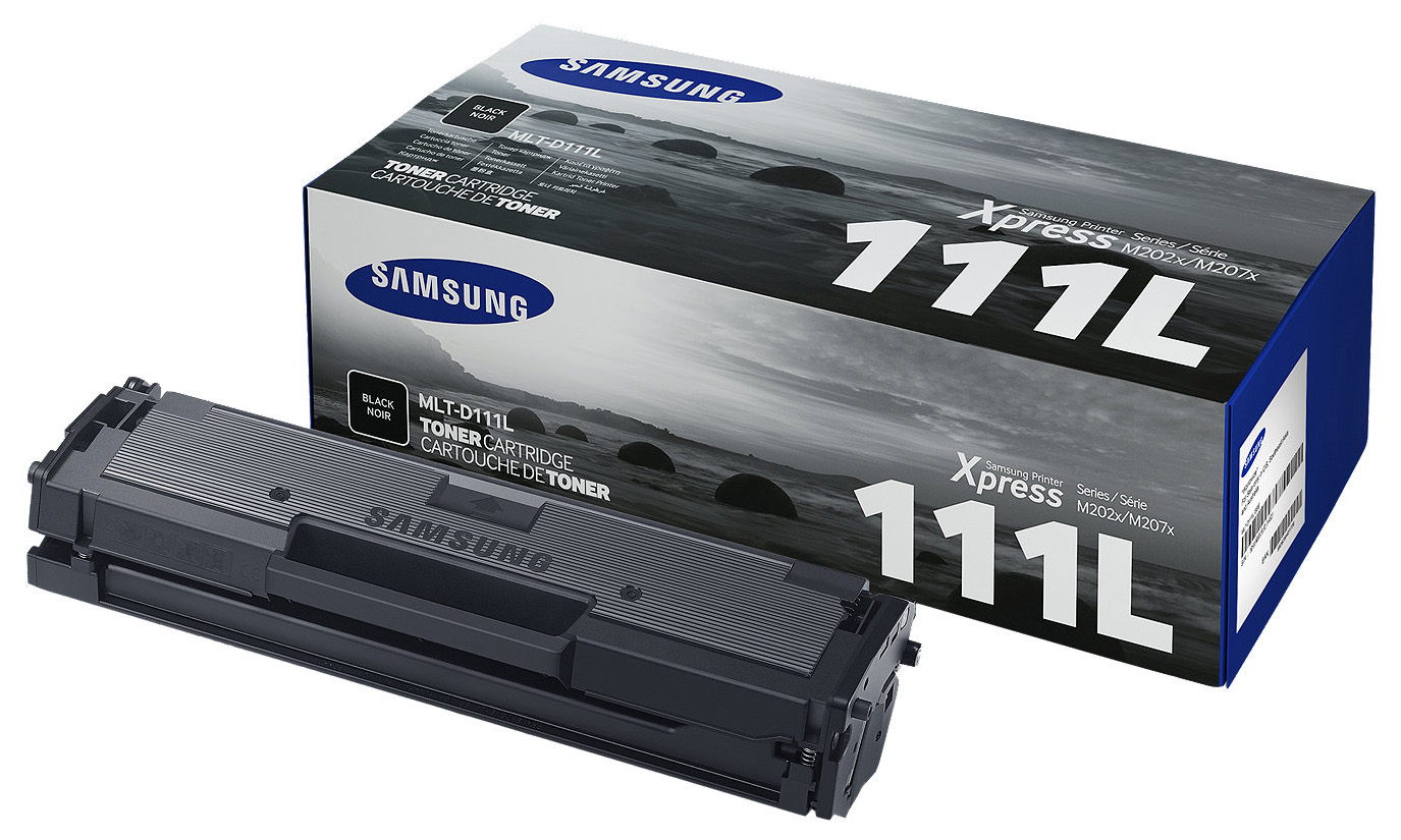 Картридж Samsung MLT-D111L оригинальный чёрный для принтеров Samsung SL-M2020 | Samsung M2070