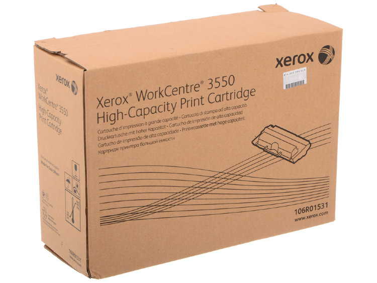Картридж Xerox 106R01531 оригинальный чёрный для принтеров Xerox WorkCentre 3550