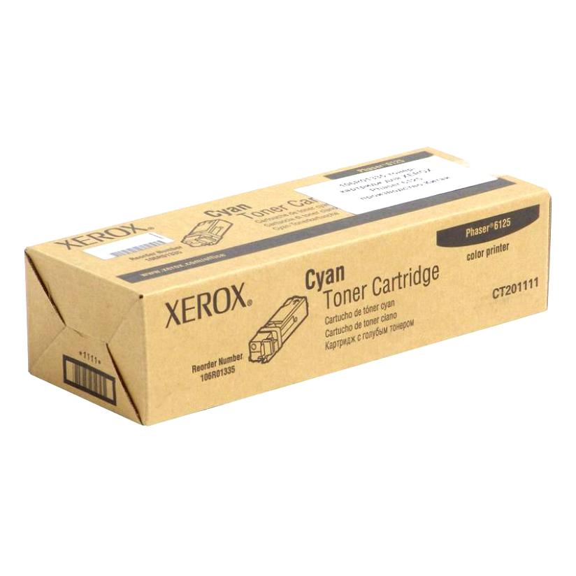 Картридж Xerox 106R01335 оригинальный синий для принтеров Xerox Phaser 6125