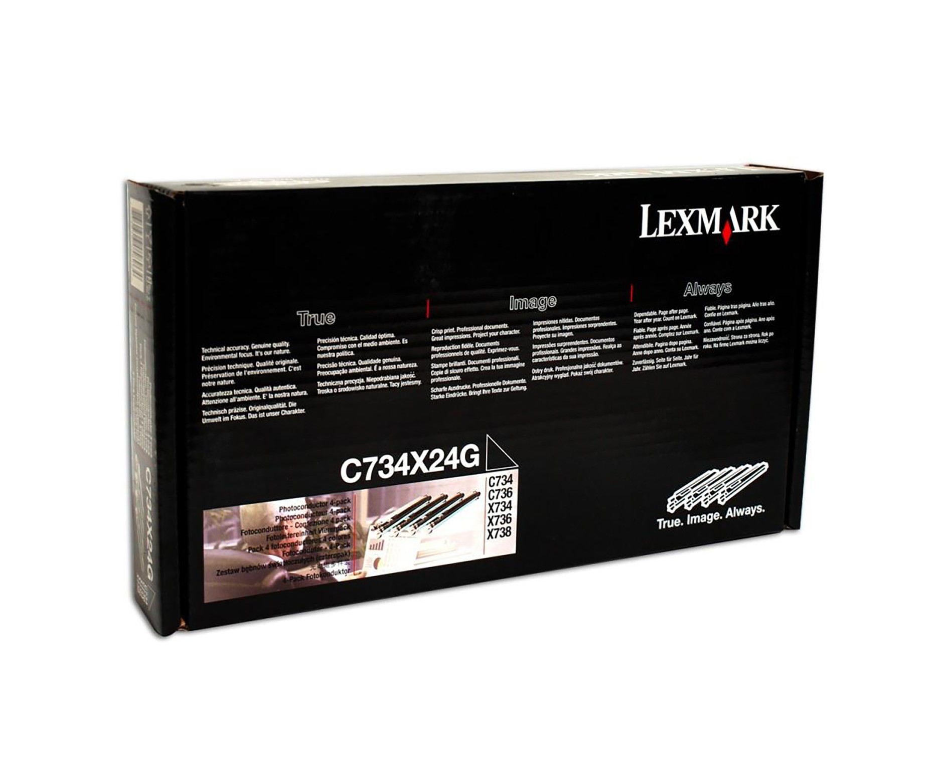 Фотобарабан Lexmark C734X24G оригинальный чёрный для принтеров Lexmark X734DE | Lexmark C734DN | Lexmark C734DTN | Lexmark C734DW | Lexmark C734N | Lexmark X736DE | Lexmark C736DN | Lexmark C736DTN | Lexmark C736N | Lexmark X738DE | Lexmark X738DTE