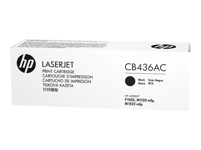 Картридж HP CB436AC оригинальный чёрный для принтеров HP LASERJET M1120 mfp | HP LASERJET M1522 mfp | HP LASERJET P1505