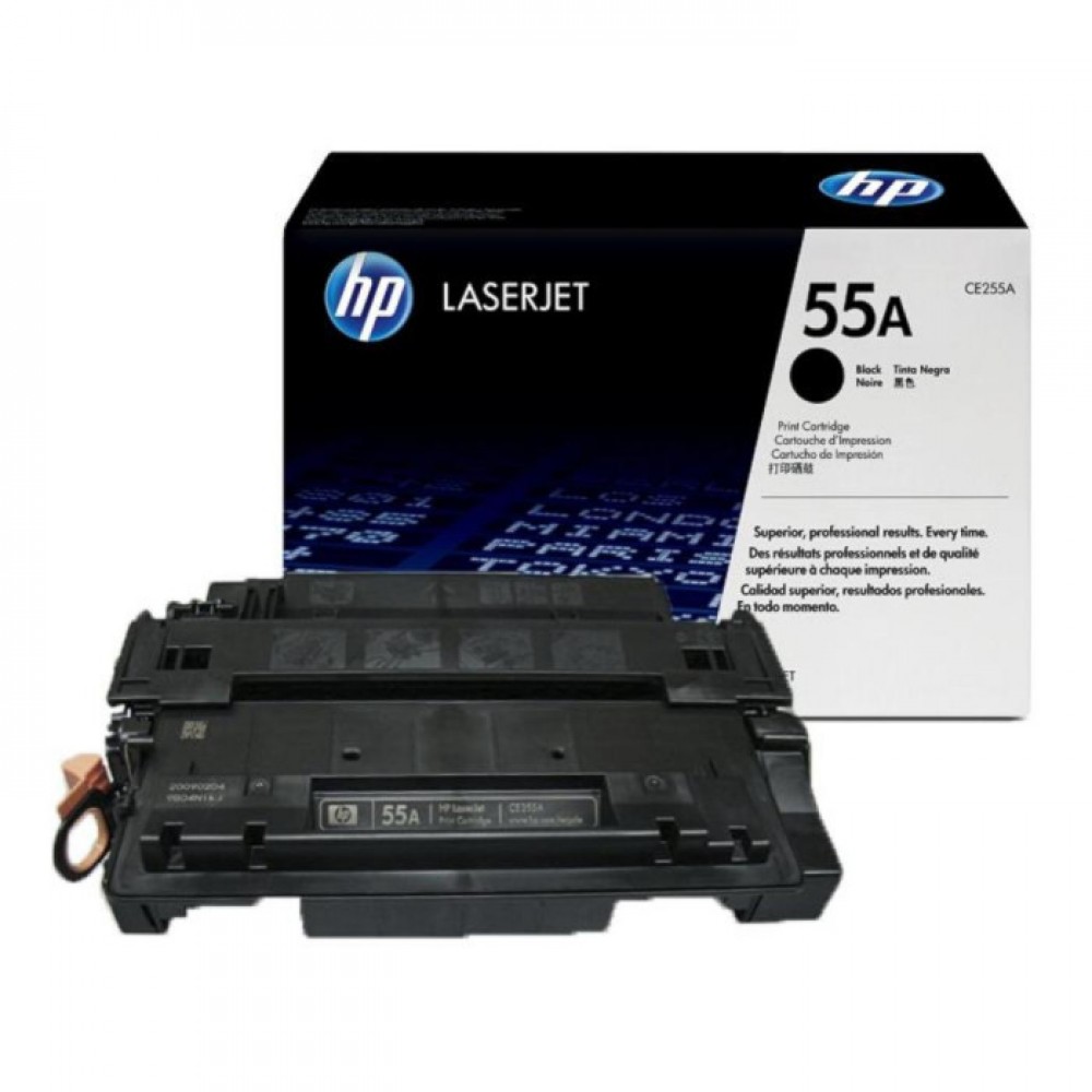 Картридж HP CE255A 55A оригинальный чёрный для принтеров HP LaserJet Enterprise P3015 | HP LaserJet Enterprise 500 MFP M525