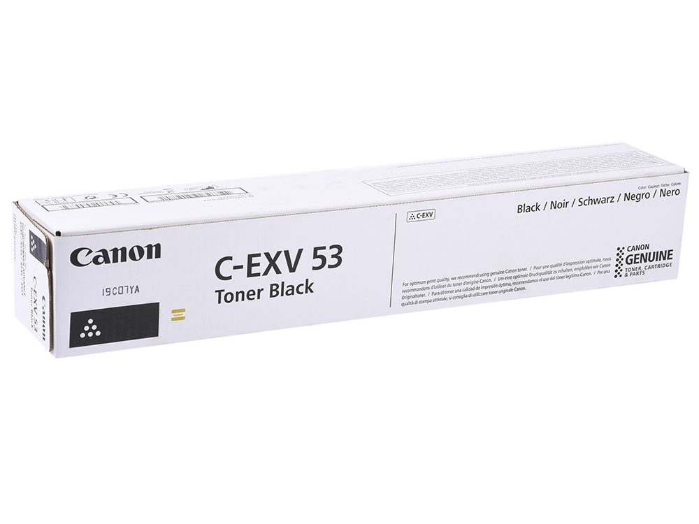 Картридж Canon 0473C002 C-EXV53BK оригинальный чёрный для принтеров Canon imageRUNNER ADVANCE 4525 | Canon imageRUNNER ADVANCE 4525i | Canon imageRUNNER ADVANCE 4535 | Canon imageRUNNER ADVANCE 4535i | Canon imageRUNNER ADVANCE 4545 | Canon imageRUNNER AD