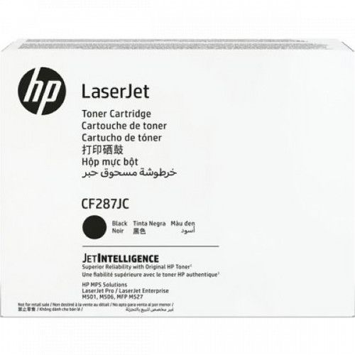 Картридж HP CF287JC оригинальный чёрный для принтеров HP Laserjet Enterprise M506 | HP Laserjet Enterprise MFP M528