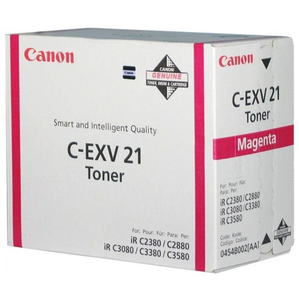 Картридж Canon 0454B002 C-EXV21M оригинальный красный для принтеров Canon iR C2380 | Canon iR C2880 | Canon iR C3080 | Canon iR C3380 | Canon iR C3580